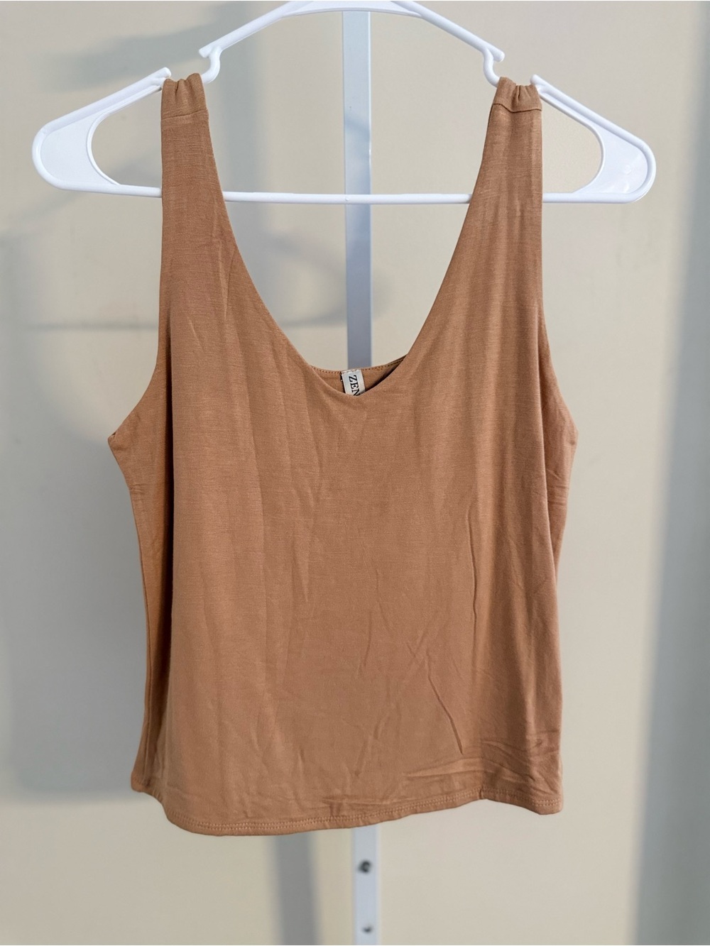 NWOT Zenana Women’s Tank Top - Neutral Brown Sleeveless